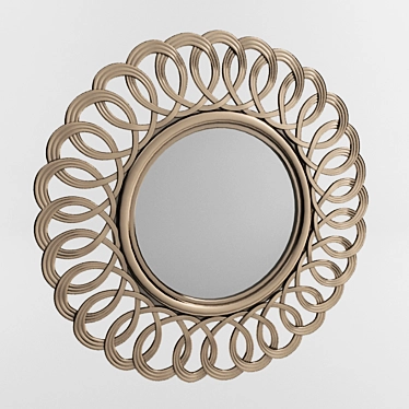 Reflective Style Mirror 3D model image 1 