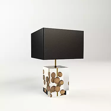 Bleu Nature Kisimi: Modern Table Lamp 3D model image 1 