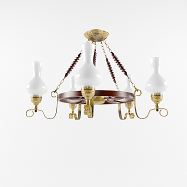 Country House Blitz Chandelier 3D model image 1 