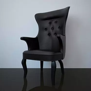 Elegant 3D Armchair with VRay 3D model image 1 