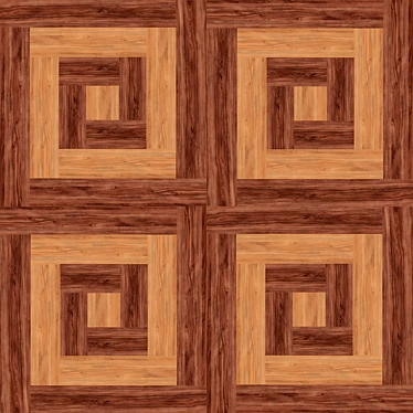 Elegant Parquet: Bump & Gloss 3D model image 1 