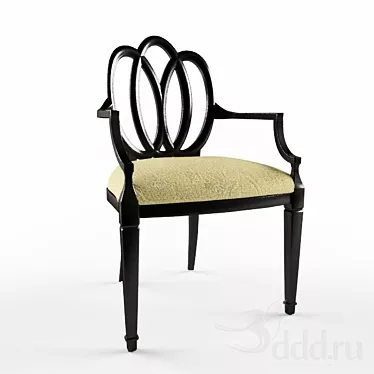 Stylish Gibbons Armchair by Kerry Joyce 3D model image 1 