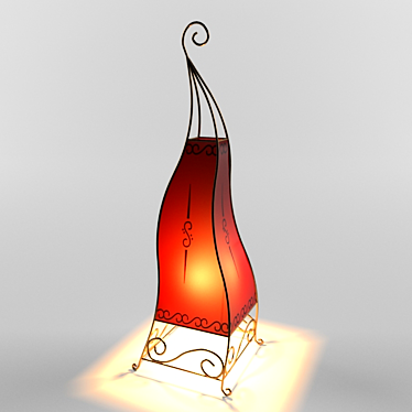 Authentic Moroccan Handcrafted Lamp 3D model image 1 