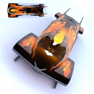SnowTrax Pro - Ultimate Snow Sled 3D model image 1 