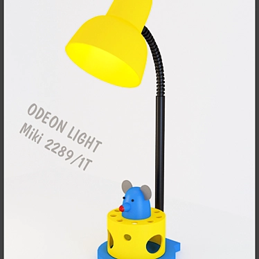 Elegant ODEON LIGHT Miki Pendant 3D model image 1 