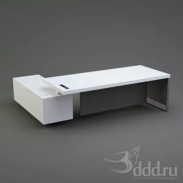 Executive Manager Desk 3D model image 1 