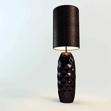 Elegant 845mm Table Lamp 3D model image 1 