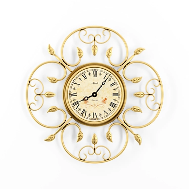 Timeless Elegance Wall Clock 3D model image 1 
