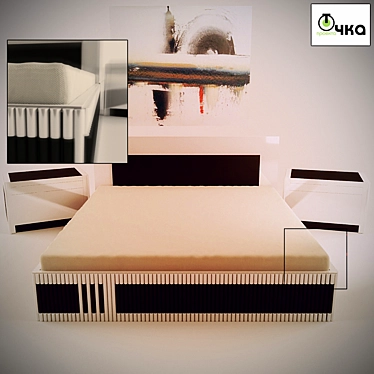 Lorca Collection: Stylish Bedroom Set 3D model image 1 