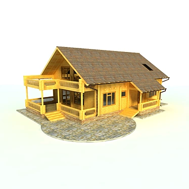 Cozy Bravo Cottage 3D model image 1 