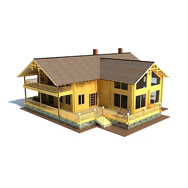 "Enchanting Sirius Cottage 3D model image 1 