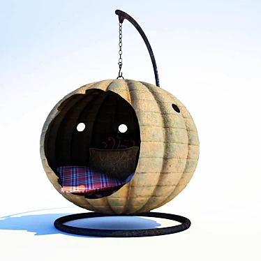Pumpkin Haven Swing 3D model image 1 