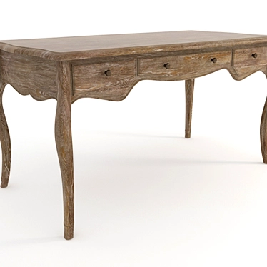 Elegant French Desk: 8834-0002 3D model image 1 