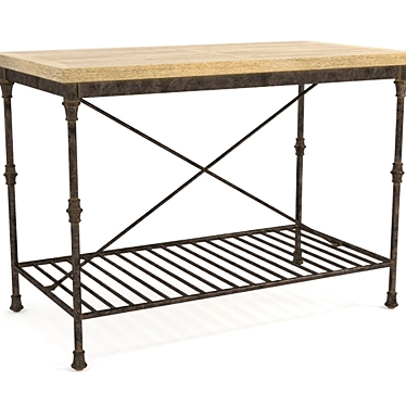 Elegant Luzern Bar Table - Perfect for Your Home 3D model image 1 