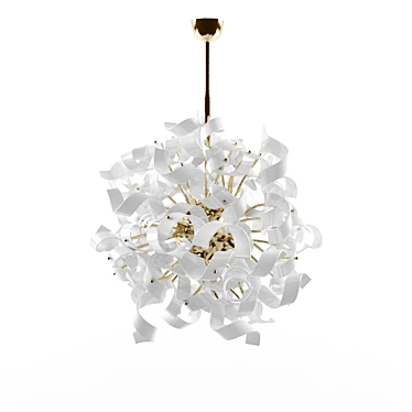 Title: Modern Crystal Chandelier 3D model image 1 