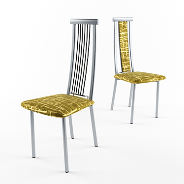 Ergonomic Leather Chair 3D model image 1 