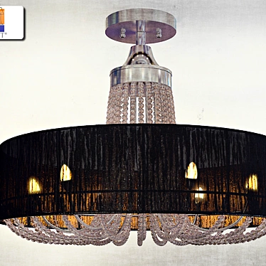 Wunderlicht Julietta: Classic Ceiling Chandelier, 6 Lights 3D model image 1 