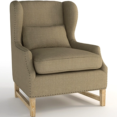 Graceful Comfort: Gracia Armchair 3D model image 1 