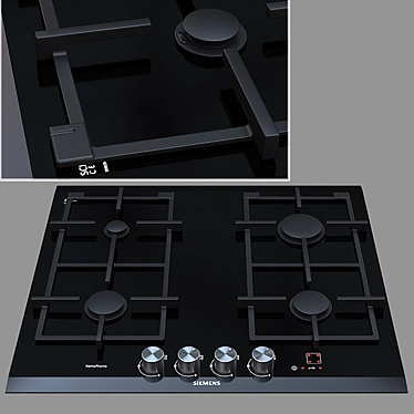 Siemens ER 626PB70 Electric Cooktop 3D model image 1 