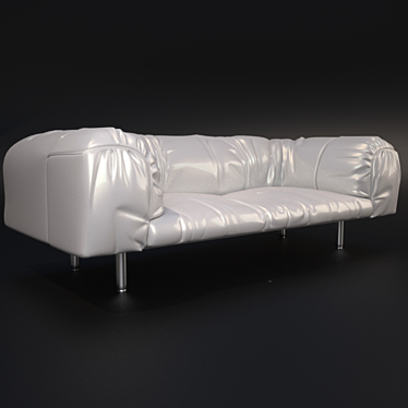 Cozy Modern Sofa 3D model image 1 