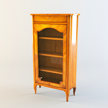 Stylish Wooden Dresser 3D model image 1 