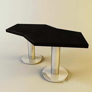 Elegant Penta: The Perfect Table 3D model image 1 