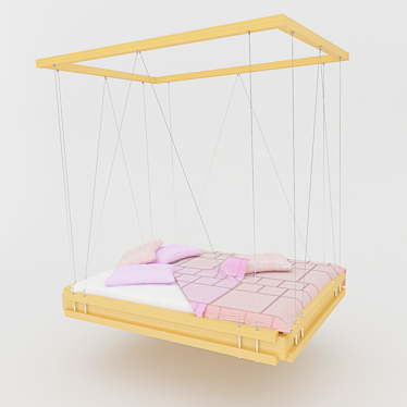 Suspended Dream Bed 3D model image 1 