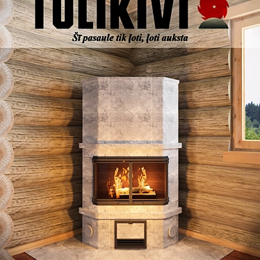 TULIKIVI: The Ultimate Fireplace 3D model image 1 