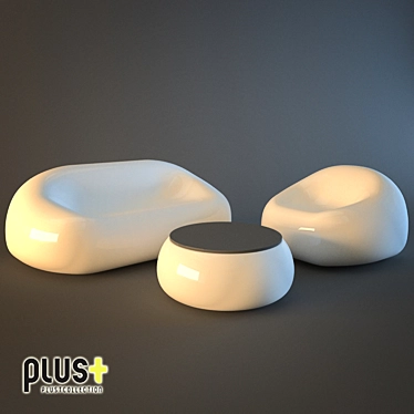 Gumball Plus Plustcollection: Stylish & Compact Furniture Set 3D model image 1 