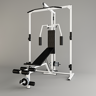 Ultimate Fitness Training Complex 3D model image 1 