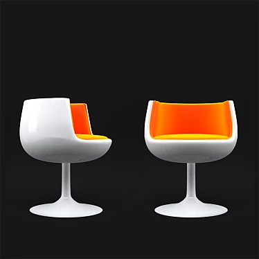 Glasses Chair: Quirky Seating Solution 3D model image 1 