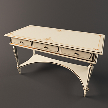 Elegant Tresor Vanity Table 3D model image 1 