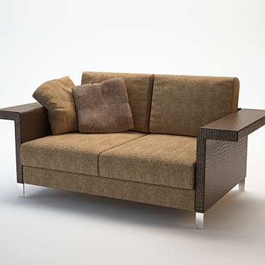 Elegant Formerin Sofa 3D model image 1 