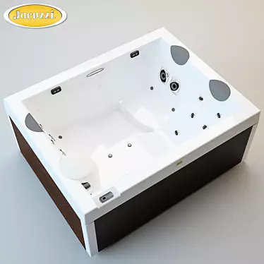 Luxury Italian Design Jacuzzi 3D model image 1 