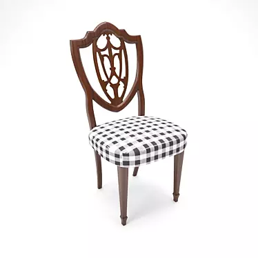 English Style Chair 3D model image 1 