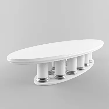 Italian Elegance: ELLEDUE Table 3D model image 1 