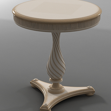 Beige Coffee Table "La Gioconda 3D model image 1 