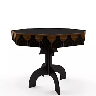 Uzbek Style Table 3D model image 1 