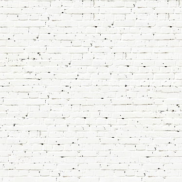 Seamless White Brick Texture 3D model image 1 