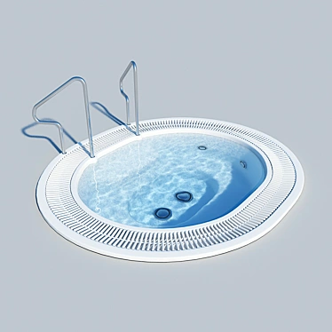 Luxury Relaxation Spa: Jacuzzi 3D model image 1 