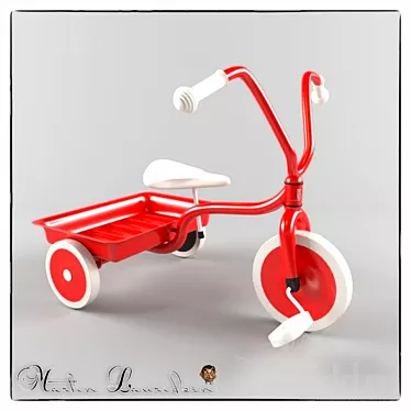 JoyRide Tricycle: Endless Fun! 3D model image 1 