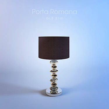 Porta Romana GLB: Elegant Lighting Solution 3D model image 1 