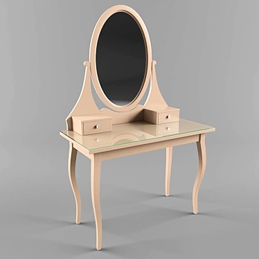 Elegance Vanity Table 3D model image 1 