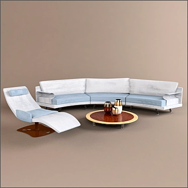 ComfortMax Sofa 3D model image 1 