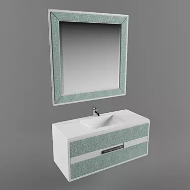 Luxurious Aquaton Murano 105 Basin 3D model image 1 