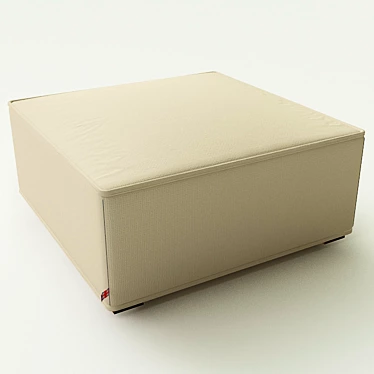 ComfortMax Ottoman: 1000x1000mm 3D model image 1 