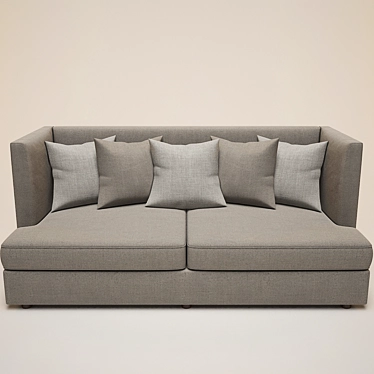 Cozy Retreat Sofa 3D model image 1 