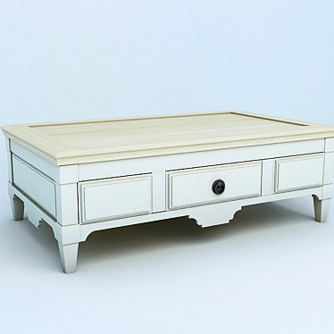 Classic Coffee Table 3D model image 1 