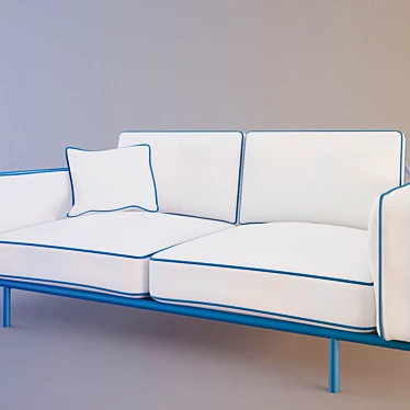 IKEA PS 2012 Sofa: Sleek & Spacious 3D model image 1 