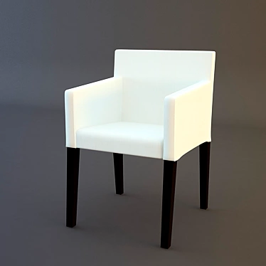 Sleek and Compact IKEA/NILES 60cm Cabinet 3D model image 1 